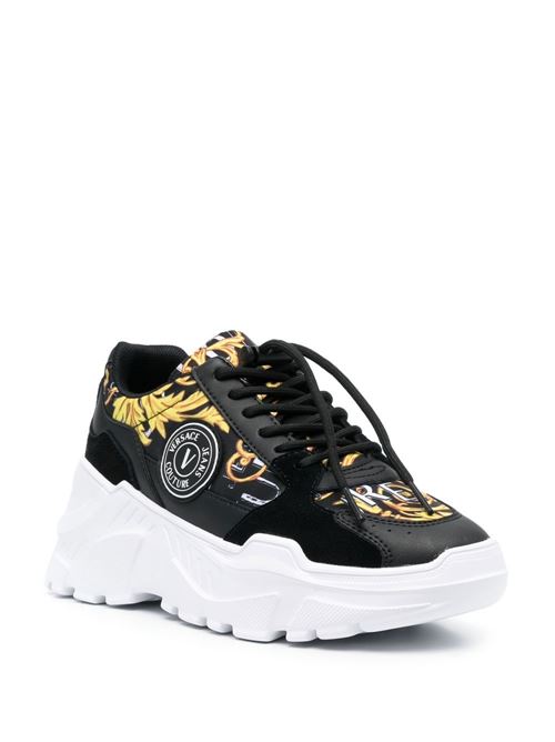 Sneakers speedtrack baroque nera Versace jeans Couture | 74VA3SC7ZP231G89